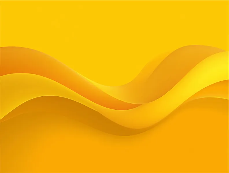 Yellow background with waves