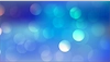 bokeh background in blue