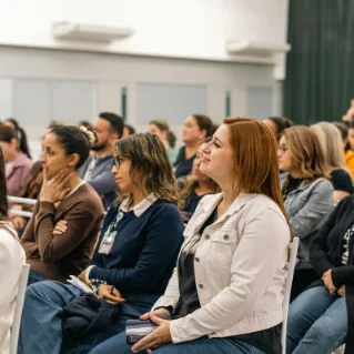 Audience watching the presenter