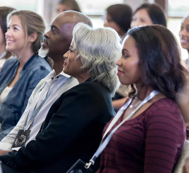Group of people in audience