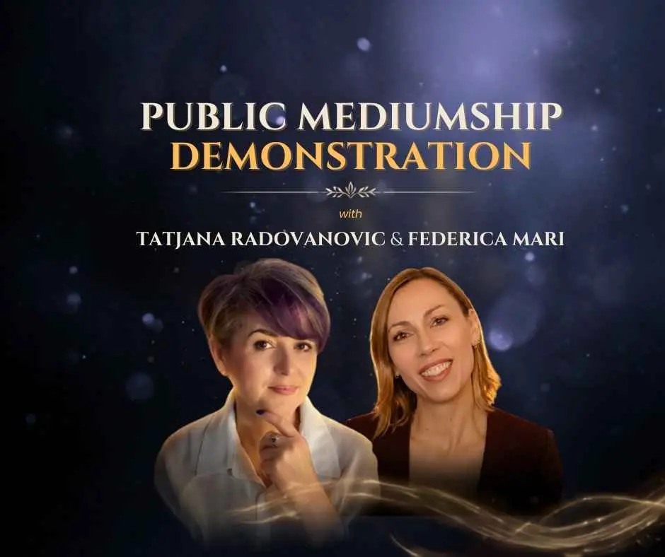 Federica and Tatjana October web demonstration poster